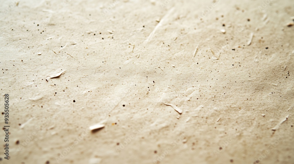 Poster Craft eco textured paper sheet background beige color for cards and other design ideas beige color White paper texture with particles Abstract paper background : Generative AI