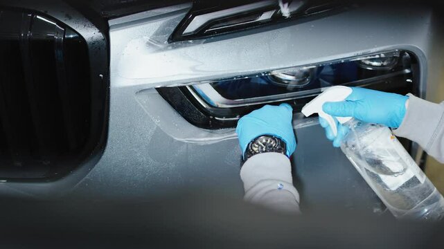 The film shows the application of ppf foil on the interior and body elements. Additional work in the detailing studio with ppf wrapping.