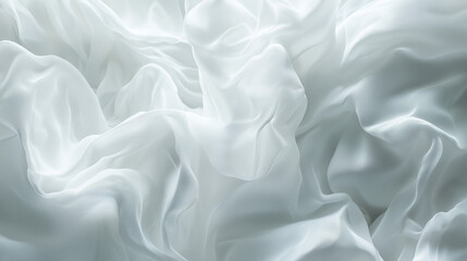 white silk fabric