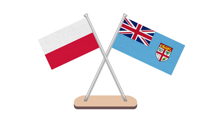 Fiji Poland Flag