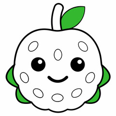 Cherimoya Fruit fruit Coloring Page svg
