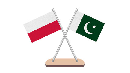 Pakistan Poland Flag