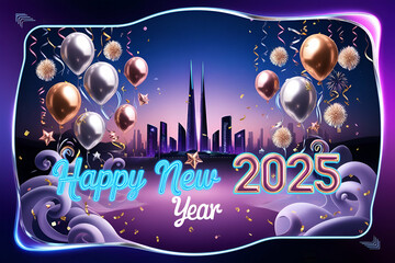 Happy New Year 2025 Celebration