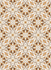 vintage floral ornament. abstract classic seamless pattern