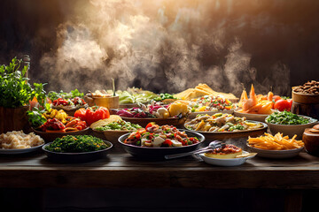 Food photography: World Food Day concept.