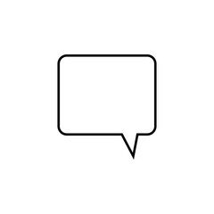 Fototapeta premium Doodle blank speech bubbles. Vector EPS10