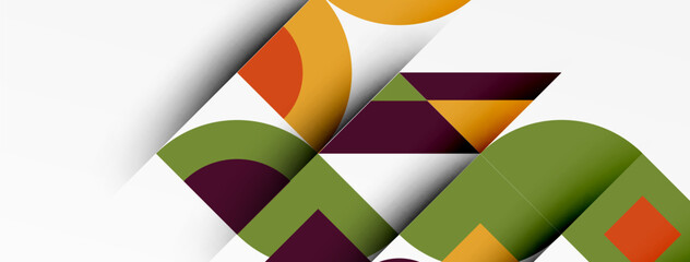 Obraz premium Modern geometrical abstract background - circles. Business or technology presentation design