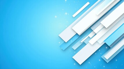 Fototapeta premium Experience a captivating modern flat illustration featuring an abstract blue theme, dynamic lines, and playful textures.