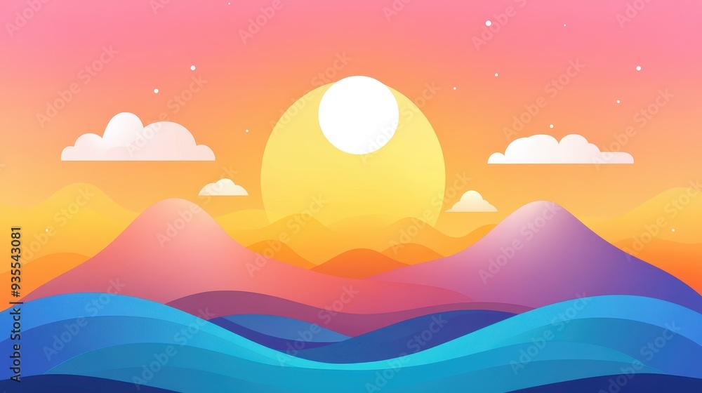 Aufkleber explore a vibrant vector background with playful textures, perfect for adding a whimsical touch to y