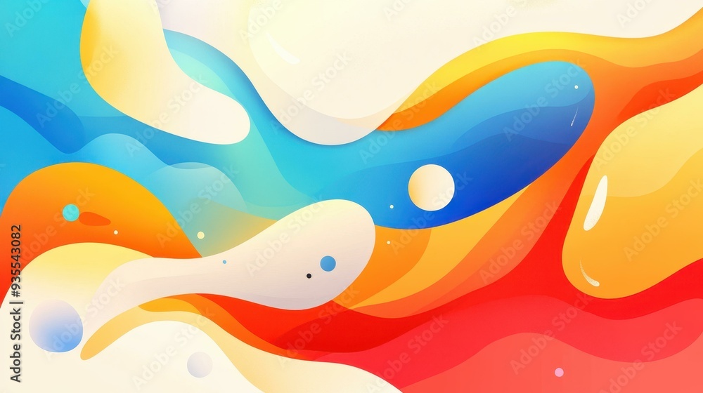 Poster explore a vibrant vector background with playful textures, perfect for adding a whimsical touch to y