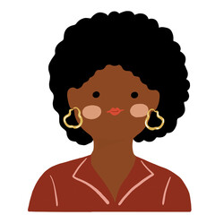 fashionable woman character flat illustration