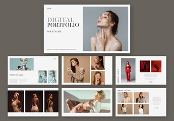 Digital Portfolio Layout