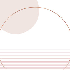 Png nude pink moon background in geometric background