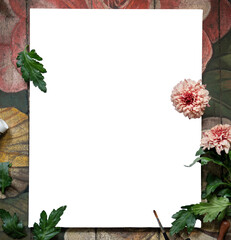 Poster png mockup, home decor, transparent design