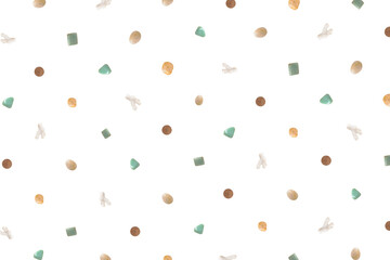Seamless home decorative object pattern design element
