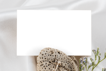 White name card design element