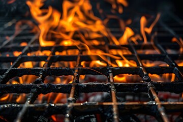 Flaming firewood crackles in the fireplace, casting a warm glow on the room