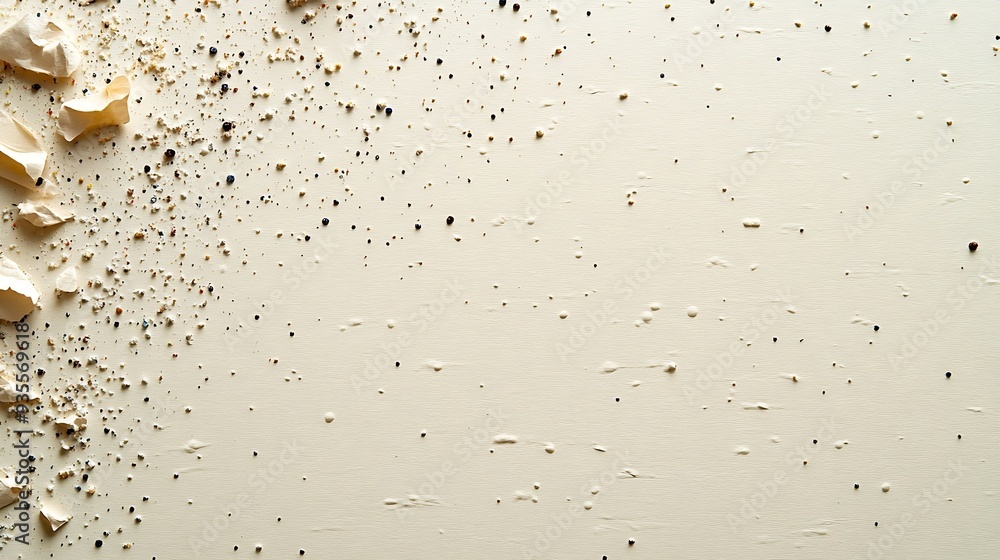 Poster Craft eco textured paper sheet background beige color for cards and other design ideas beige color White paper texture with particles Abstract paper background : Generative AI