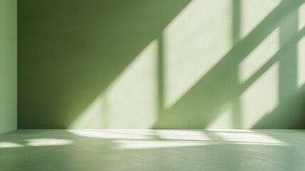 The minimalist green interior