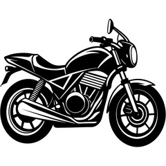 Fototapeta premium Motorcycle vector Illustration artwork svg
