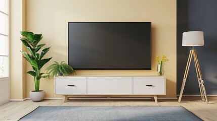 The modern living room decor