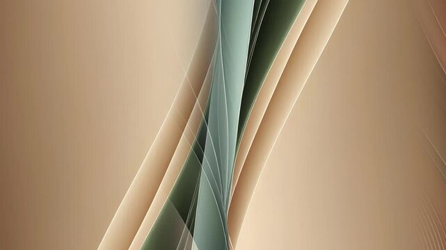 &Ograve;Futuristic abstract wallpaper with smooth blue lines and curves creating a digital wave pattern 4k