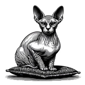 recommend clip art: sphynx cat 
