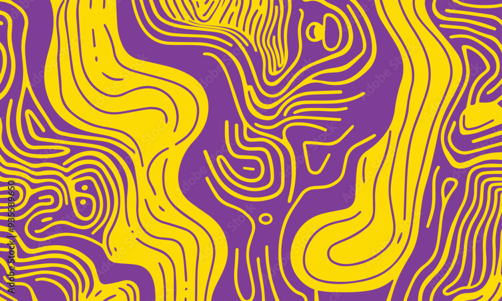 Poster abstract seamless pattern with geometric lines isolated background texture