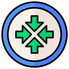 Obraz premium Meeting Point Icon