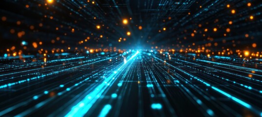 Fototapeta premium Abstract Digital Network