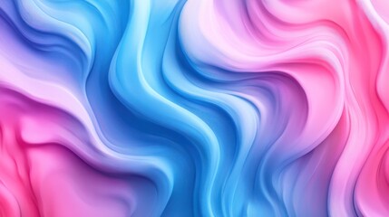 Abstract Wavy Background in Pastel Colors