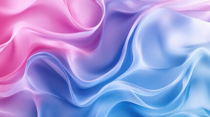 Fototapeta premium Abstract Pink and Blue Swirls