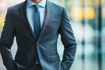 Formal Attire, Confident Stance