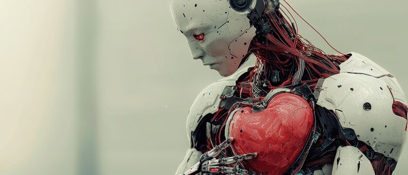 Cyborg mechanical with heart