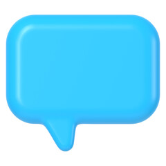 3D speech bubble png clipart, communication marketing graphic