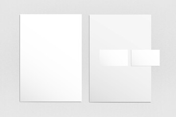 Corporate identity png transparent mockup, business branding