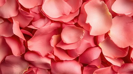 A close-up of pink rose petals, symbolizing love and romance