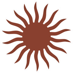 Celestial sun png sticker, sky transparent background