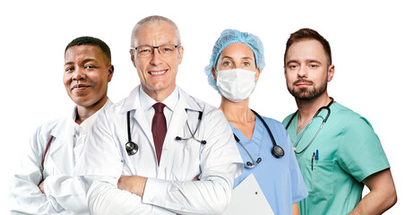 Healthcare workers png sticker, transparent background