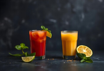 Beautiful picture of fruit juice