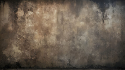 Obraz premium Dark vignette image of a dirty cement wall grunge wall texture, trendy background for multimedia content