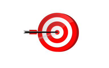 Game of darts hit the target	