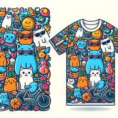 T-shirts are a wardrobe essential, known for their comfort, versatility, and casual style. Typically made from soft, breathable fabrics, they feature a simple design with a round neckline