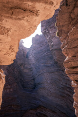 Garganta del Diablo, Quebrada de las Conchas, Provincia di Salta, Argentina