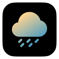 Editable heavy rainfall vector icon. Part of a big icon set family. Perfect for web and app interfaces, presentations, infographics, etc