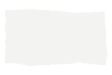 Obraz premium Ripped white note paper collage element