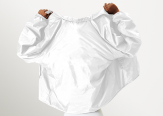 PNG rear view jacket mockup