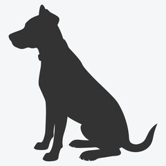 Dog Silhouette Vector Art , The Ultimate Collection of Canine Outlines for Your Designs