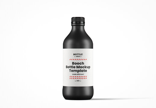 Plastic Booch Bottle Mockup