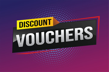 discount voucher vouchers special offer poster banner graphic design icon logo sign symbol social media website coupon advertising store shop online, website, landing page

